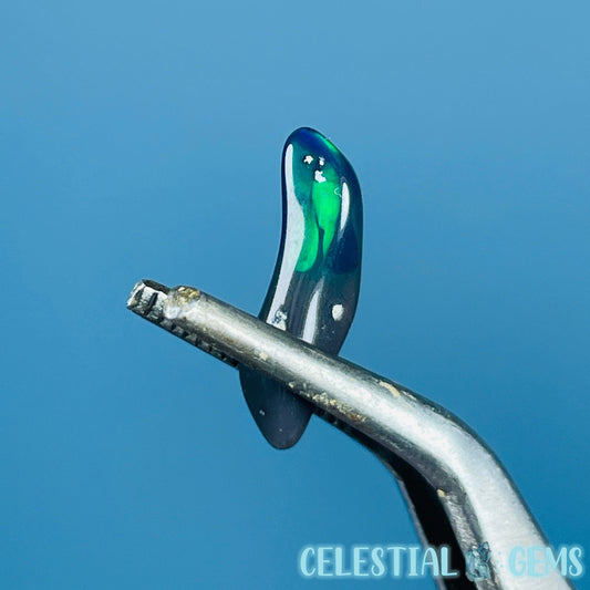 AAA Ethiopian Black 'Fire' Welo Opal Polished Tiny Crystal in Specimen Pottle (Video)