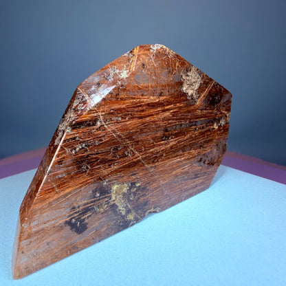 Copper Rutile Garden Quartz Medium Slab Freeform