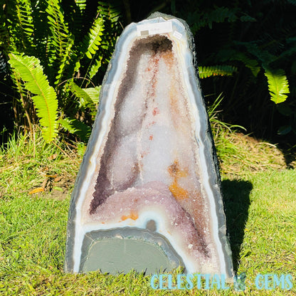 Amethyst + Agate Large Geode Cave (Video)