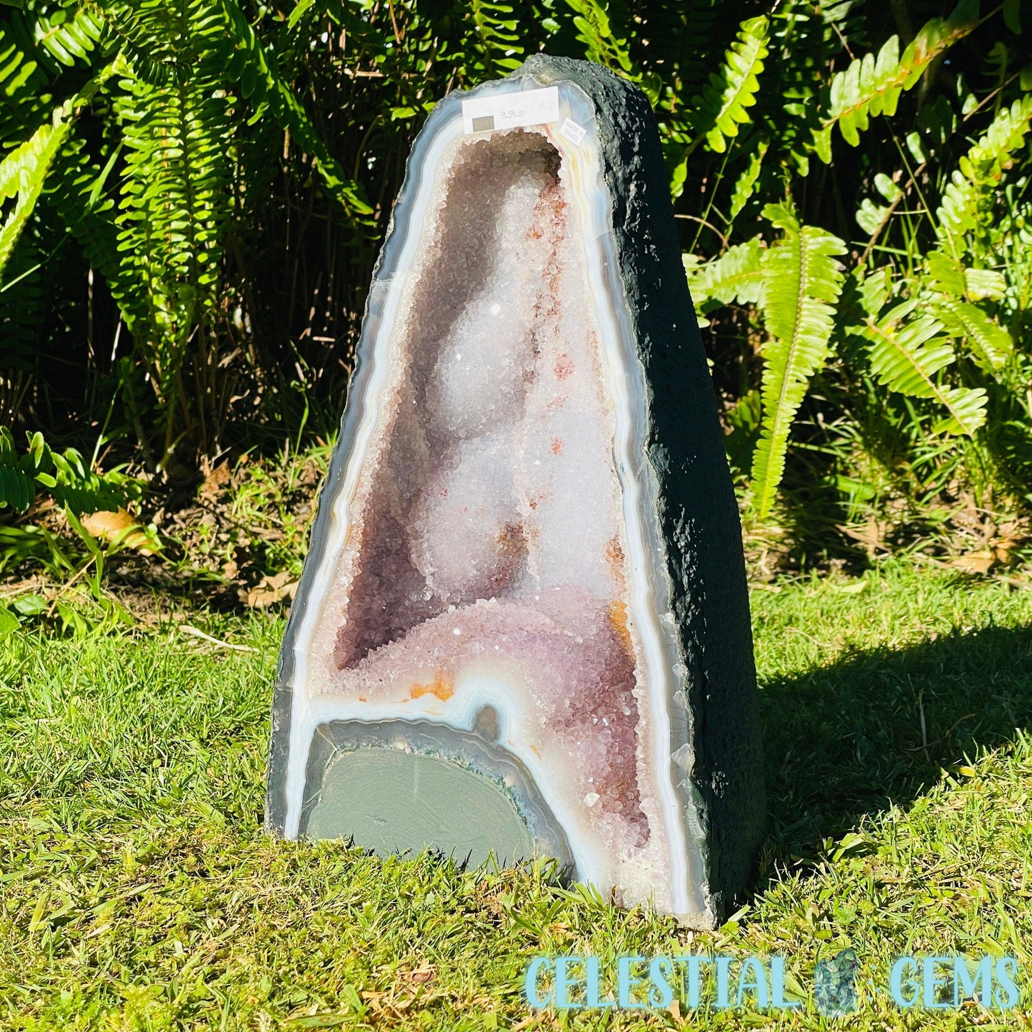 Amethyst + Agate Large Geode Cave (Video)