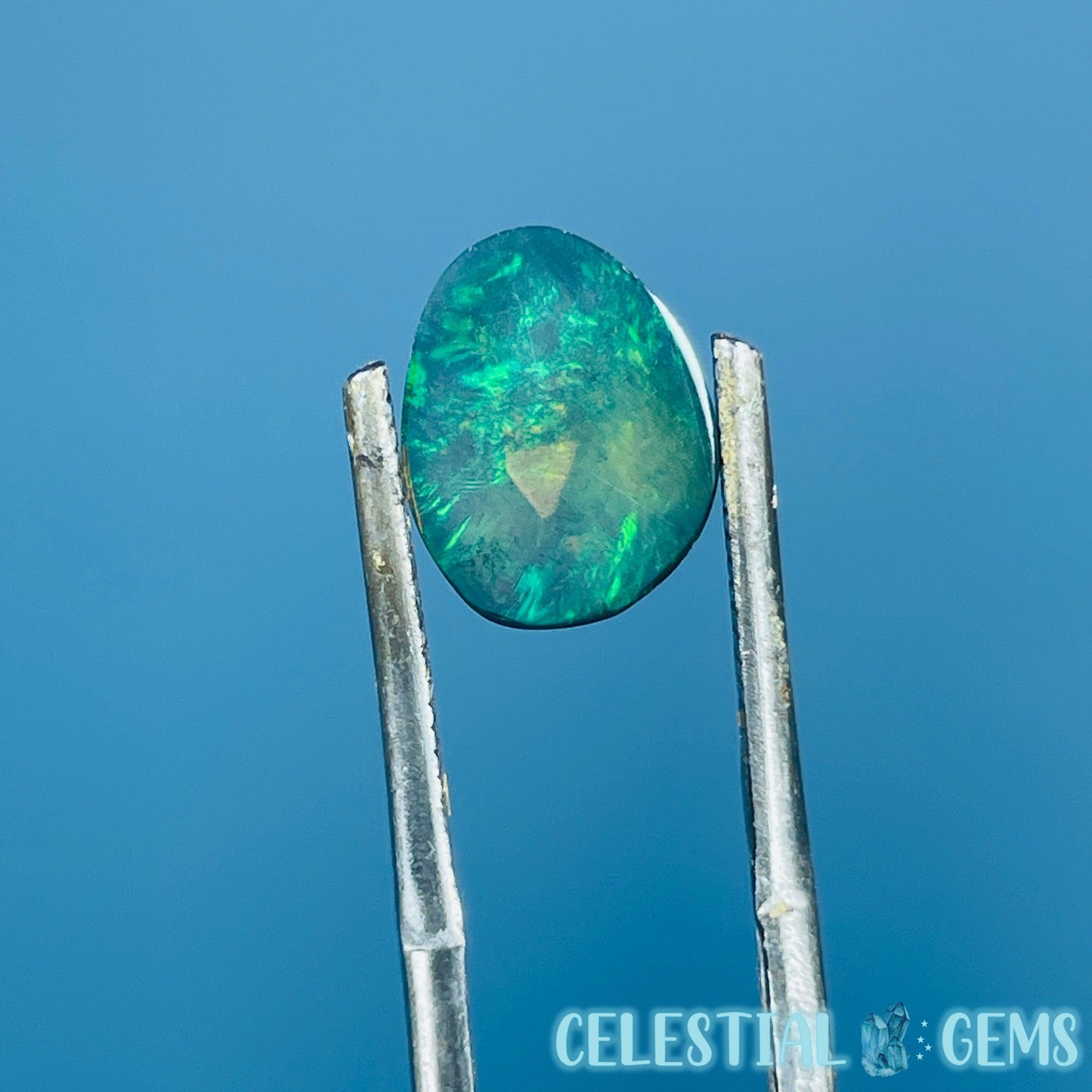 AAA Rosecut Ethiopian Black 'Fire' Welo Opal Polished Mini Crystal in Specimen Pottle (Video)