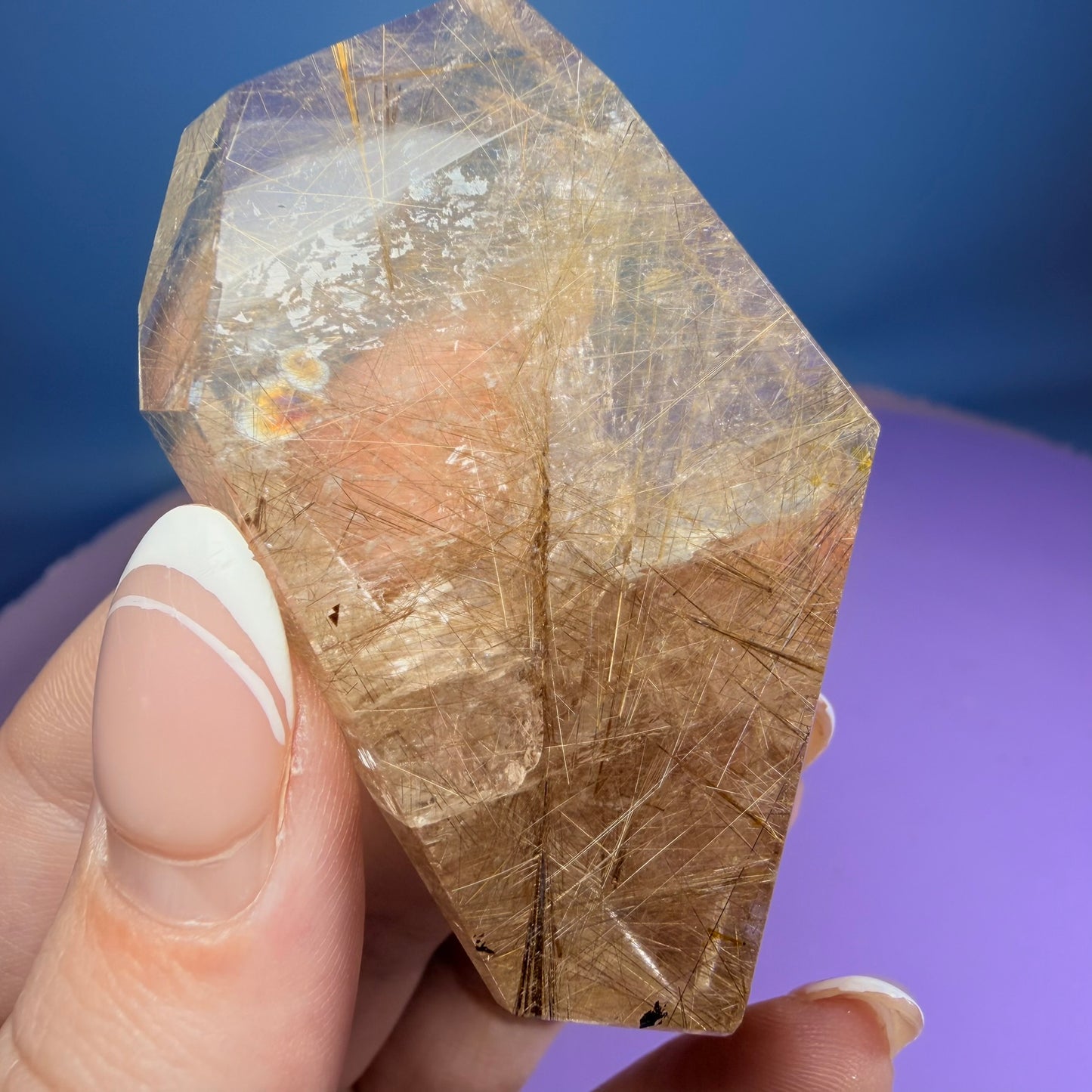 Gold Rutile Quartz Medium Freeform