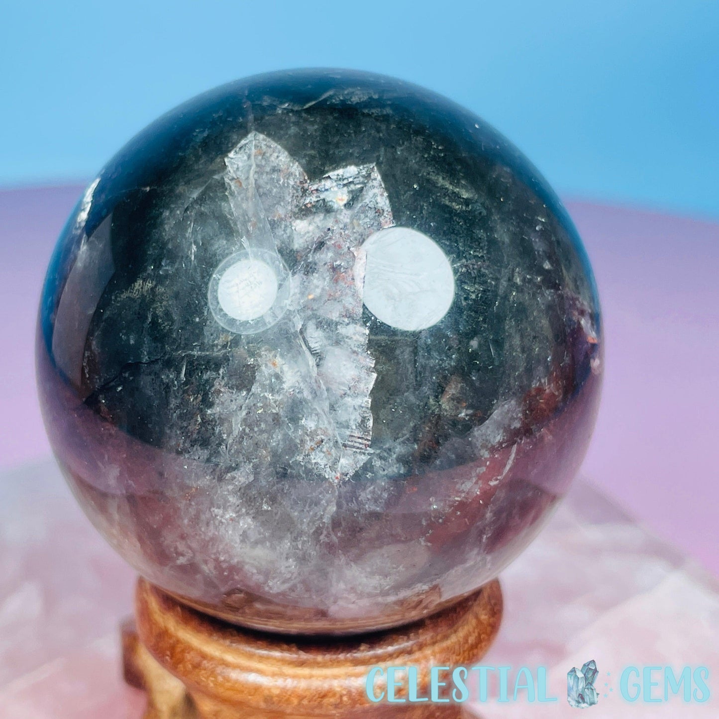 Super Seven Amethyst Medium Sphere