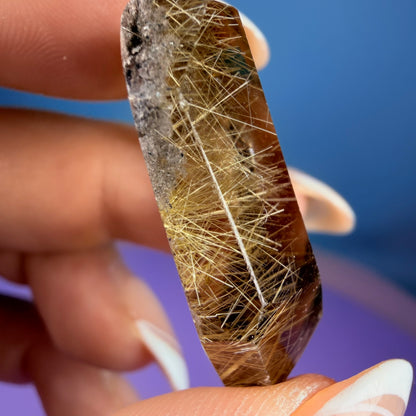 Gold Rutile Smoky Garden Quartz Small Freeform