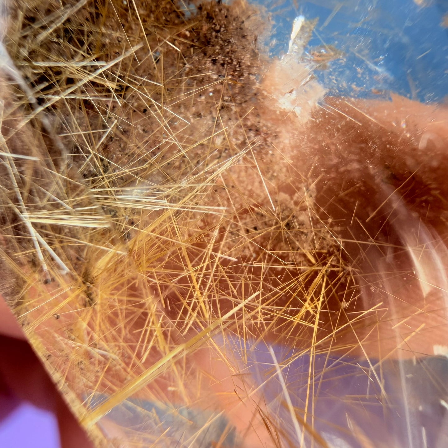 Gold Rutile Smoky Garden Quartz Small Freeform