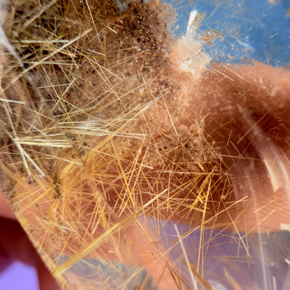 Gold Rutile Smoky Garden Quartz Small Freeform