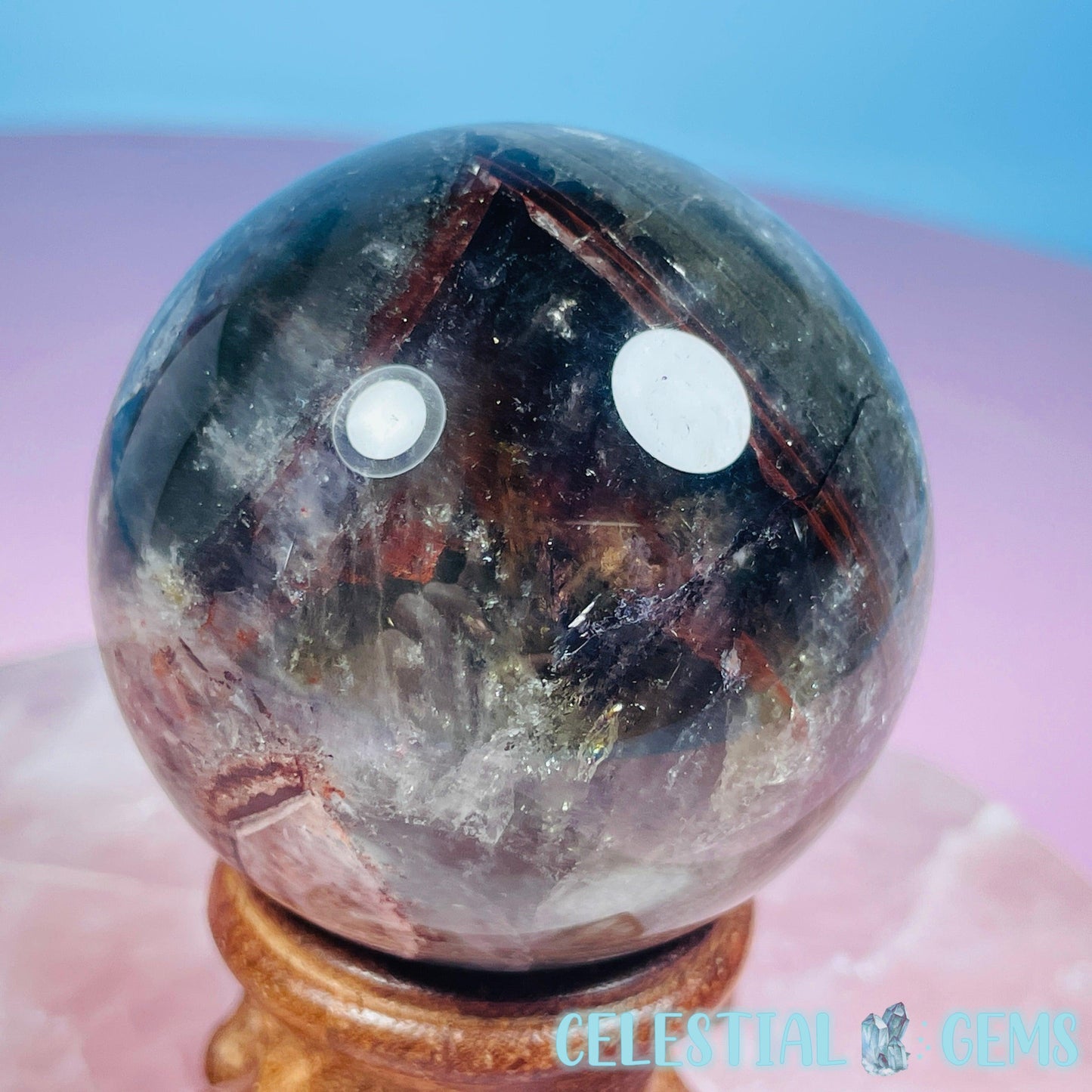 Super Seven Amethyst Medium Sphere