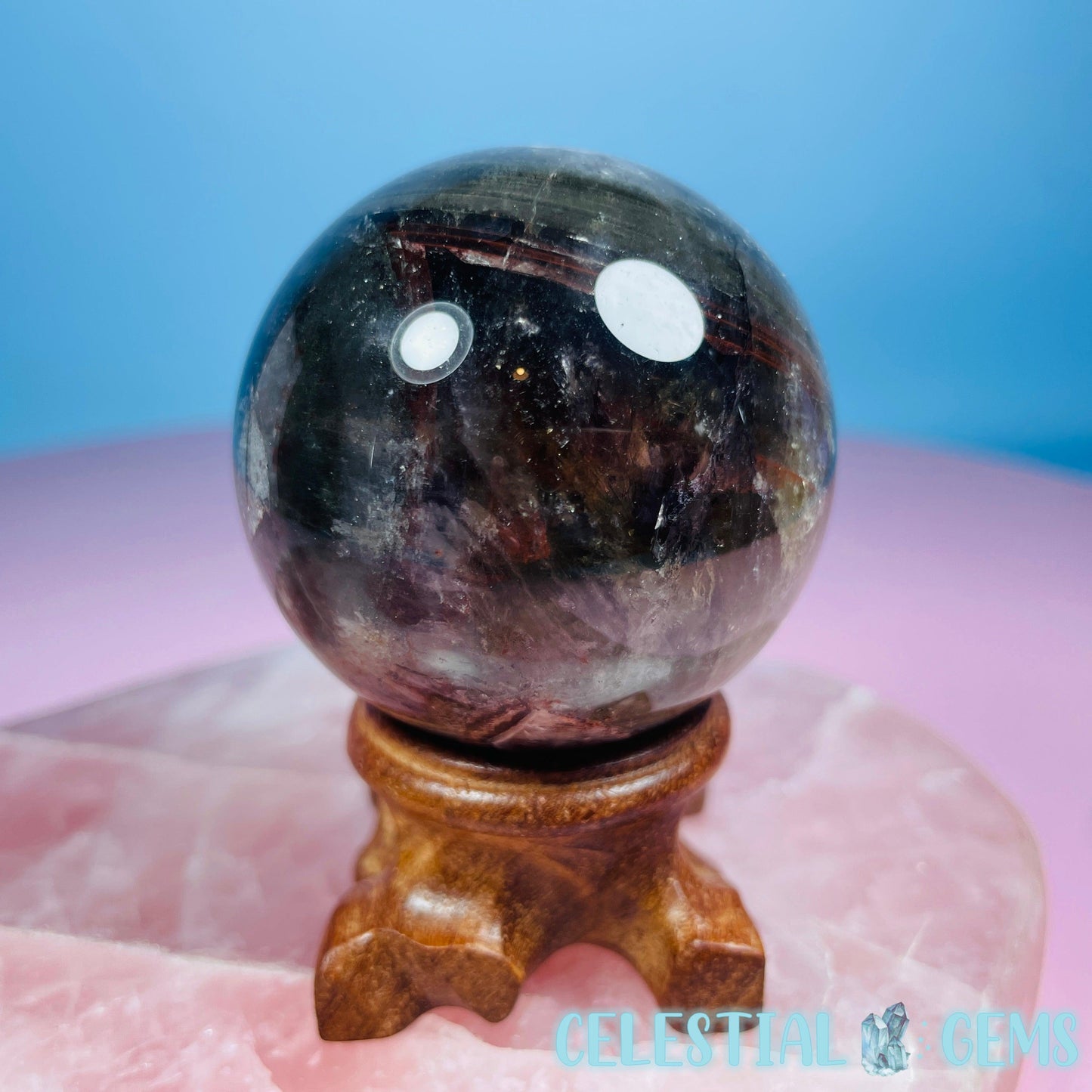 Super Seven Amethyst Medium Sphere