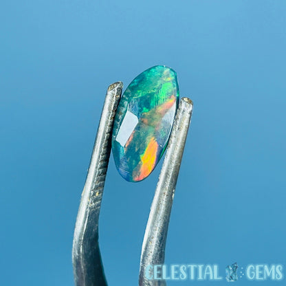 AAA Rosecut Ethiopian Black 'Fire' Welo Opal Polished Mini Crystal in Specimen Pottle (Video)