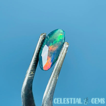AAA Rosecut Ethiopian Black 'Fire' Welo Opal Polished Mini Crystal in Specimen Pottle (Video)