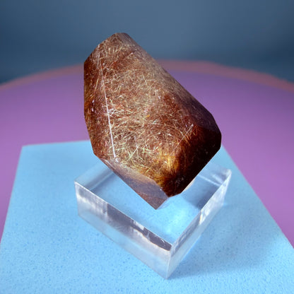 Red + Gold Rutile Quartz Small Freeform