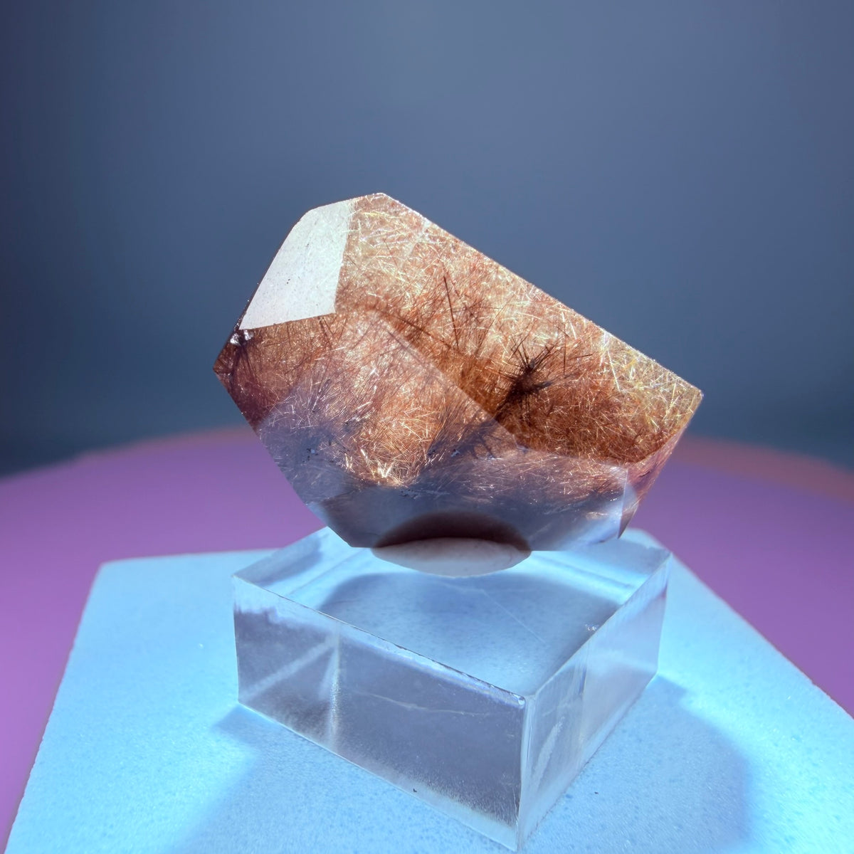 Red + Gold Rutile Quartz Small Freeform