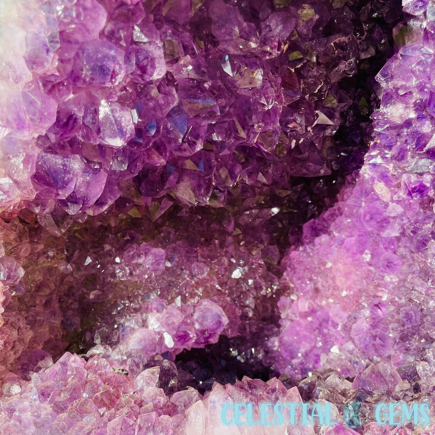 Dark Amethyst Extra Large Geode Cave (Video)