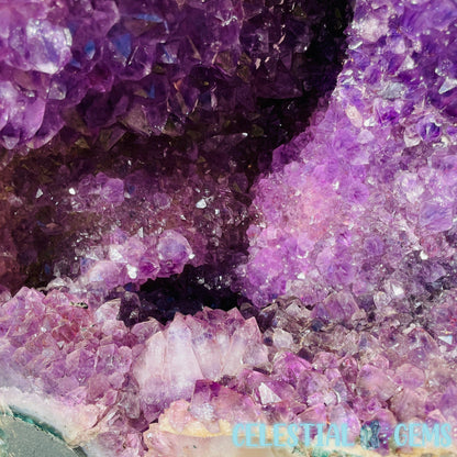 Dark Amethyst Extra Large Geode Cave (Video)