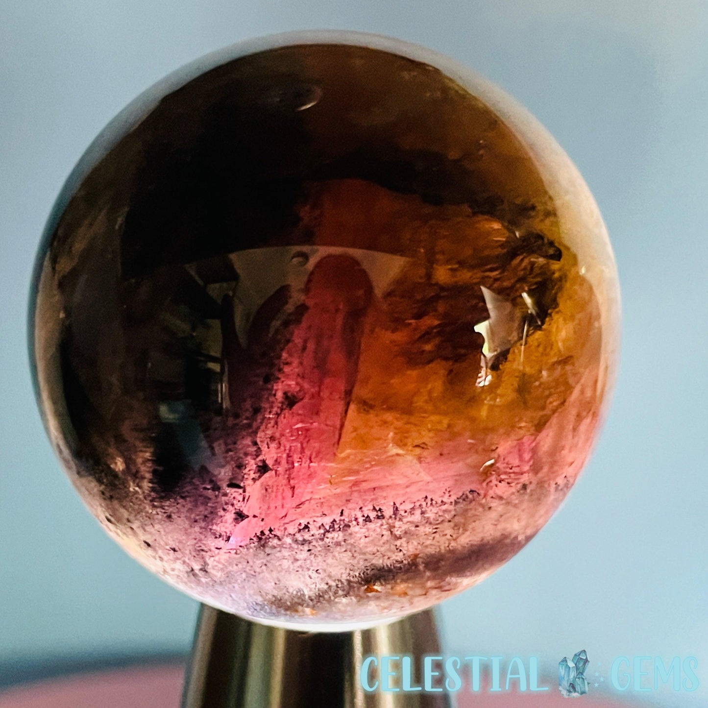 Super Seven Amethyst Medium Sphere