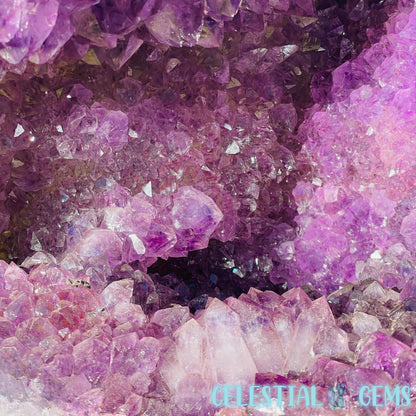 Dark Amethyst Extra Large Geode Cave (Video)