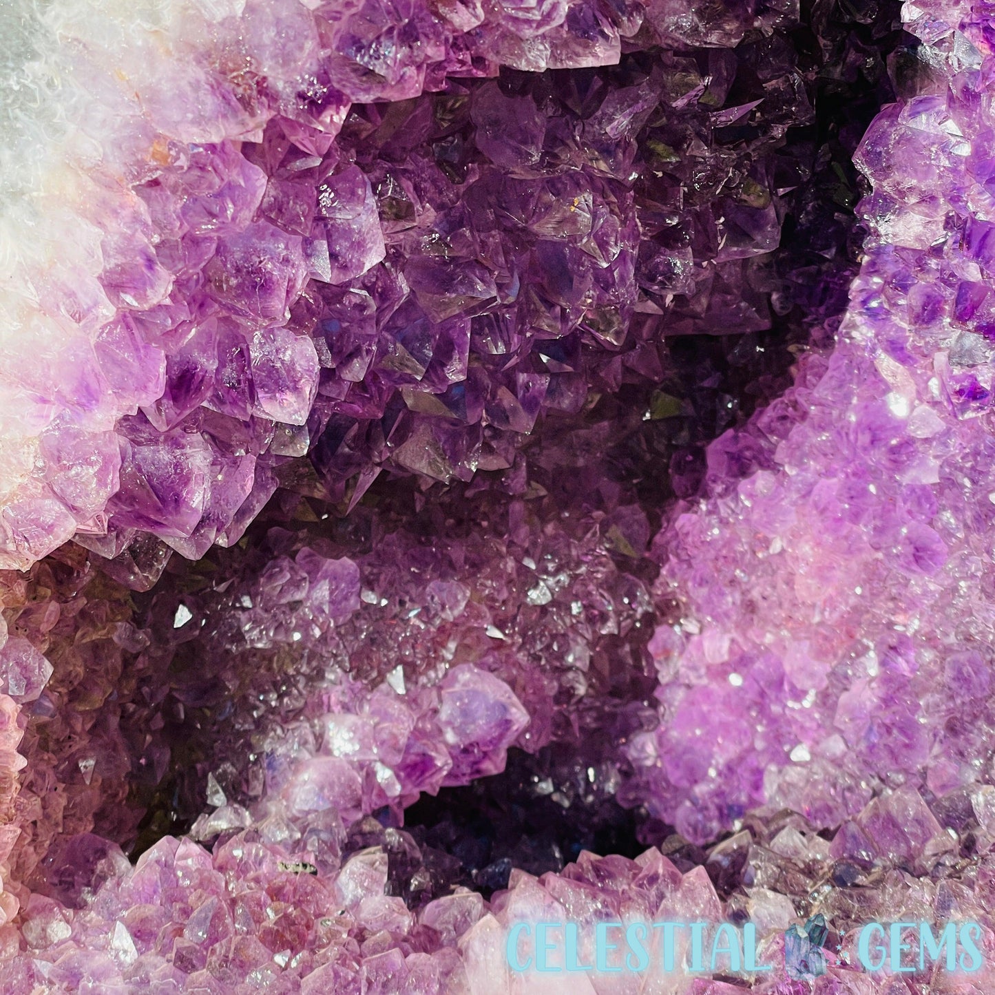 Dark Amethyst Extra Large Geode Cave (Video)