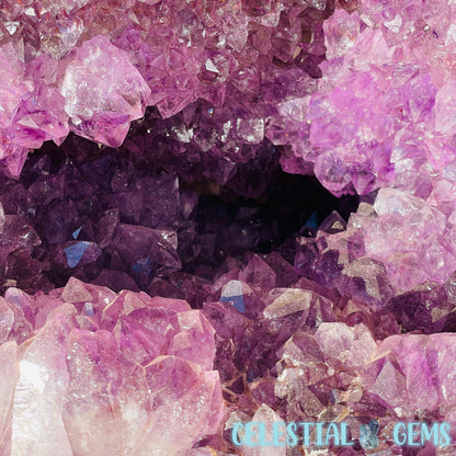 Dark Amethyst Extra Large Geode Cave (Video)