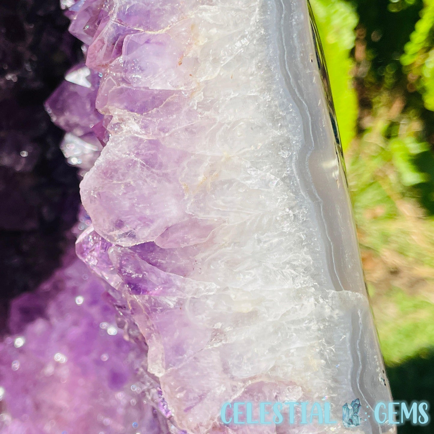 Dark Amethyst Extra Large Geode Cave (Video)