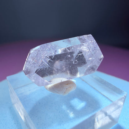 High Grade 'Blue Needle' Dumortierite in Quartz Mini Freeform