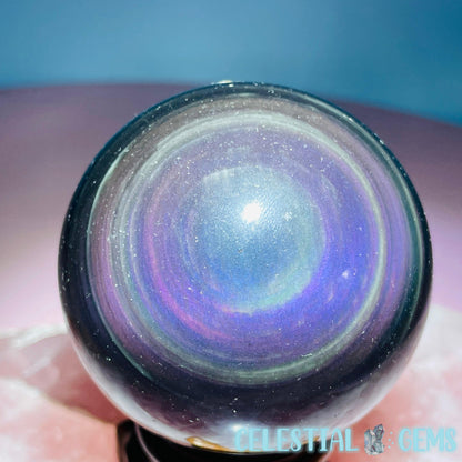 Rainbow Obsidian Medium Sphere