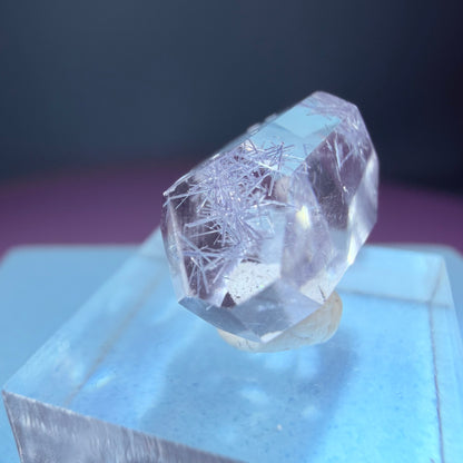 High Grade 'Blue Needle' Dumortierite in Quartz Mini Freeform