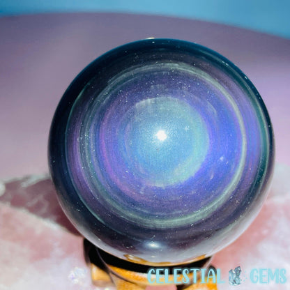 Rainbow Obsidian Medium Sphere