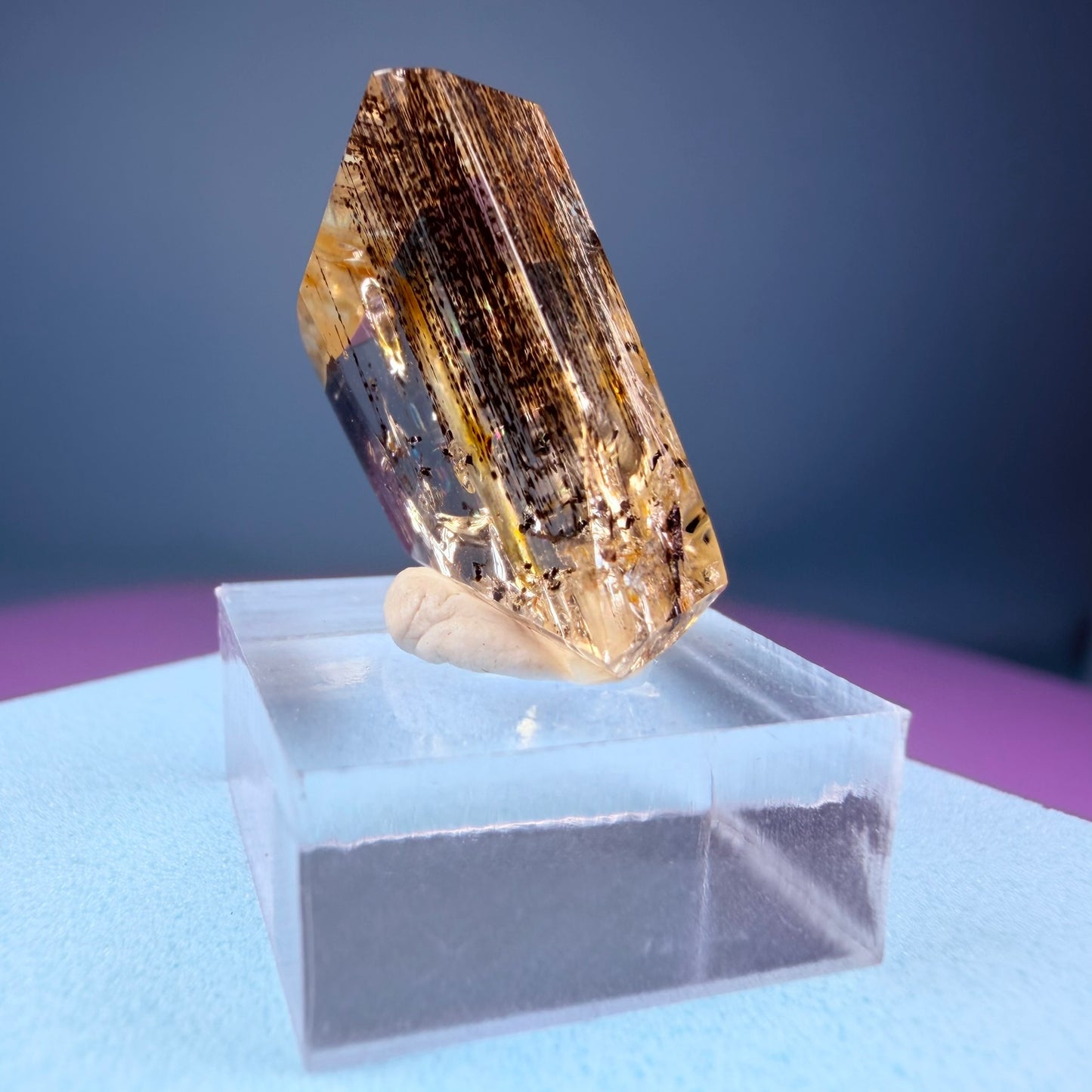 Extremely Rare Rainbow Schiller Scapolite Mini Freeform