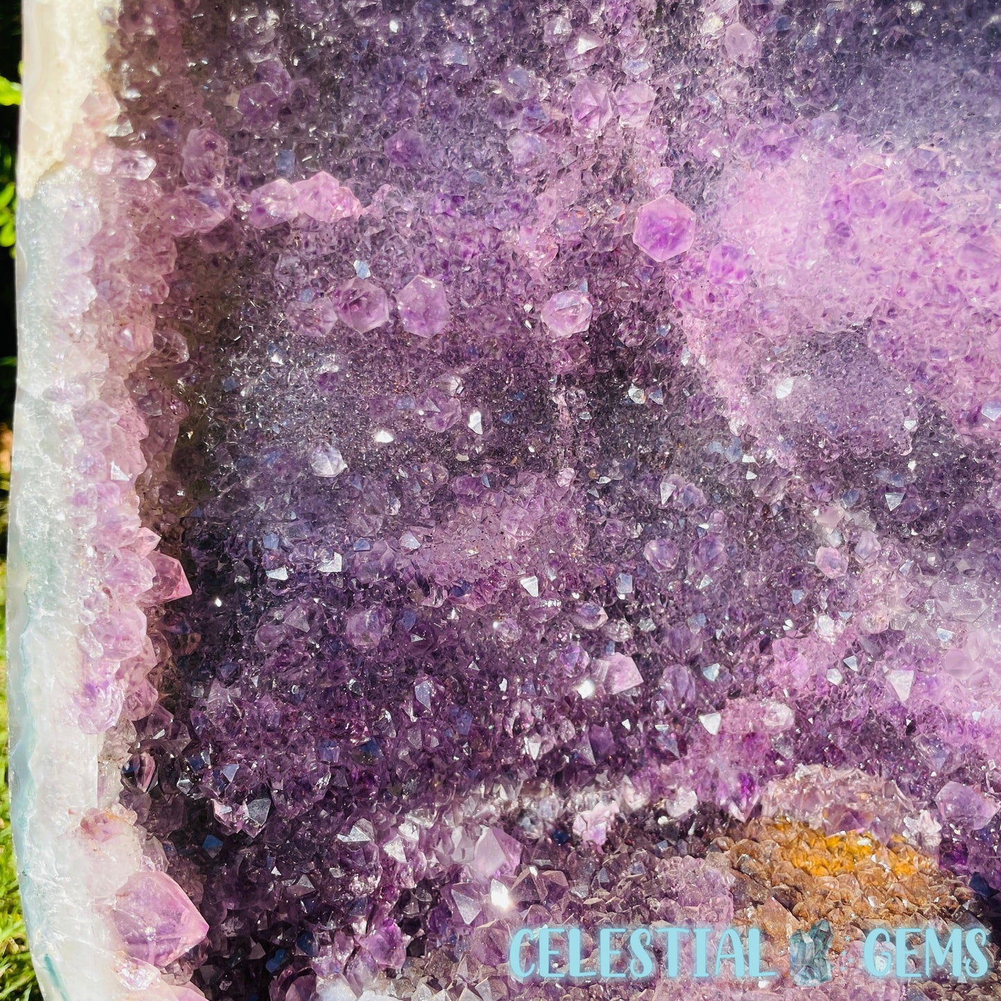 Dark Amethyst Extra Large Geode Cave (Video)