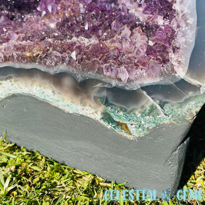 Dark Amethyst Extra Large Geode Cave (Video)