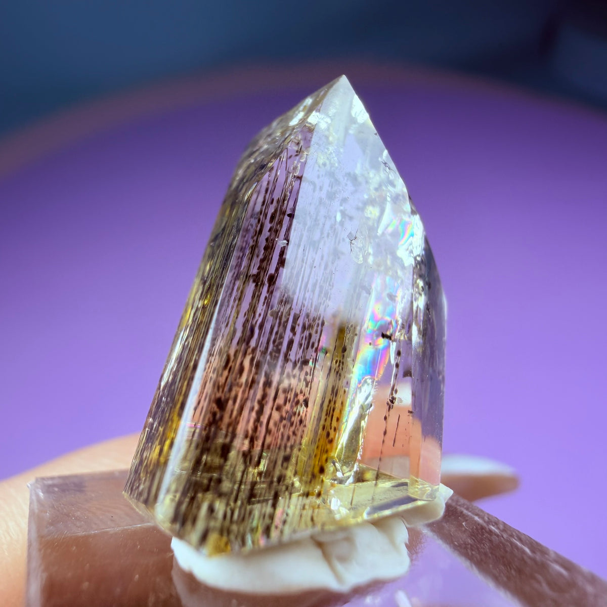 Extremely Rare Rainbow Schiller Scapolite Mini Freeform