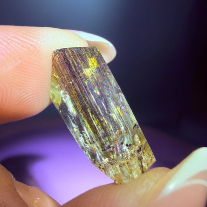 Extremely Rare Rainbow Schiller Scapolite Mini Freeform