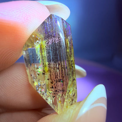 Extremely Rare Rainbow Schiller Scapolite Mini Freeform