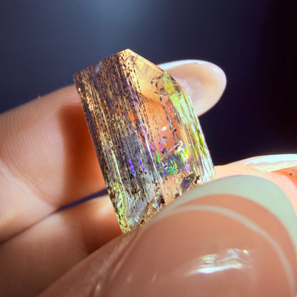 Extremely Rare Rainbow Schiller Scapolite Mini Freeform