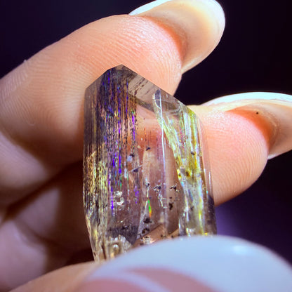 Extremely Rare Rainbow Schiller Scapolite Mini Freeform