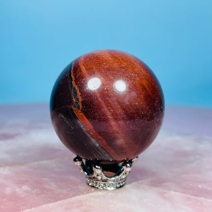 Red Tigers Eye Small Sphere