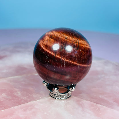 Red Tigers Eye Small Sphere