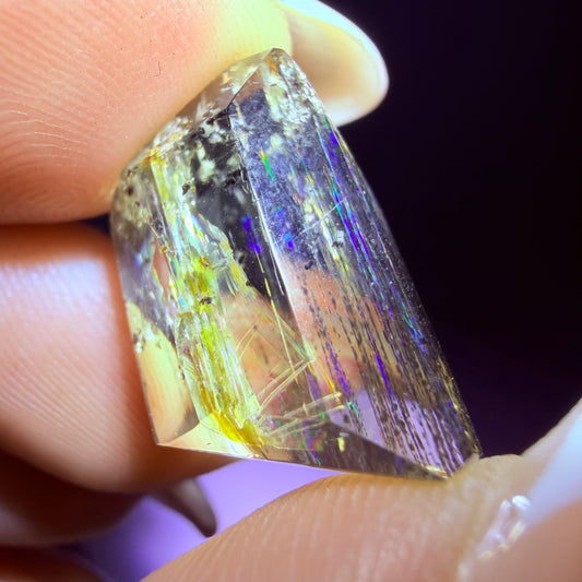 Extremely Rare Rainbow Schiller Scapolite Mini Freeform