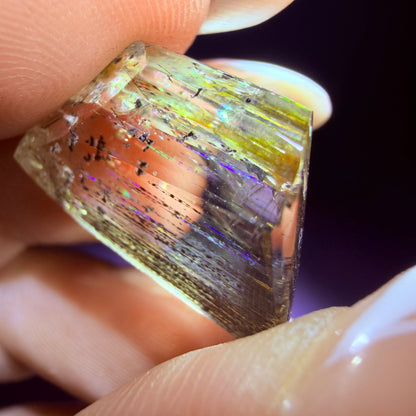 Extremely Rare Rainbow Schiller Scapolite Mini Freeform
