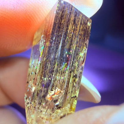 Extremely Rare Rainbow Schiller Scapolite Mini Freeform