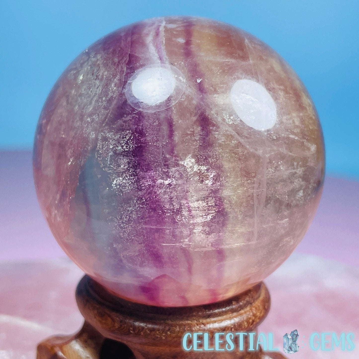 Candy Fluorite Medium Sphere