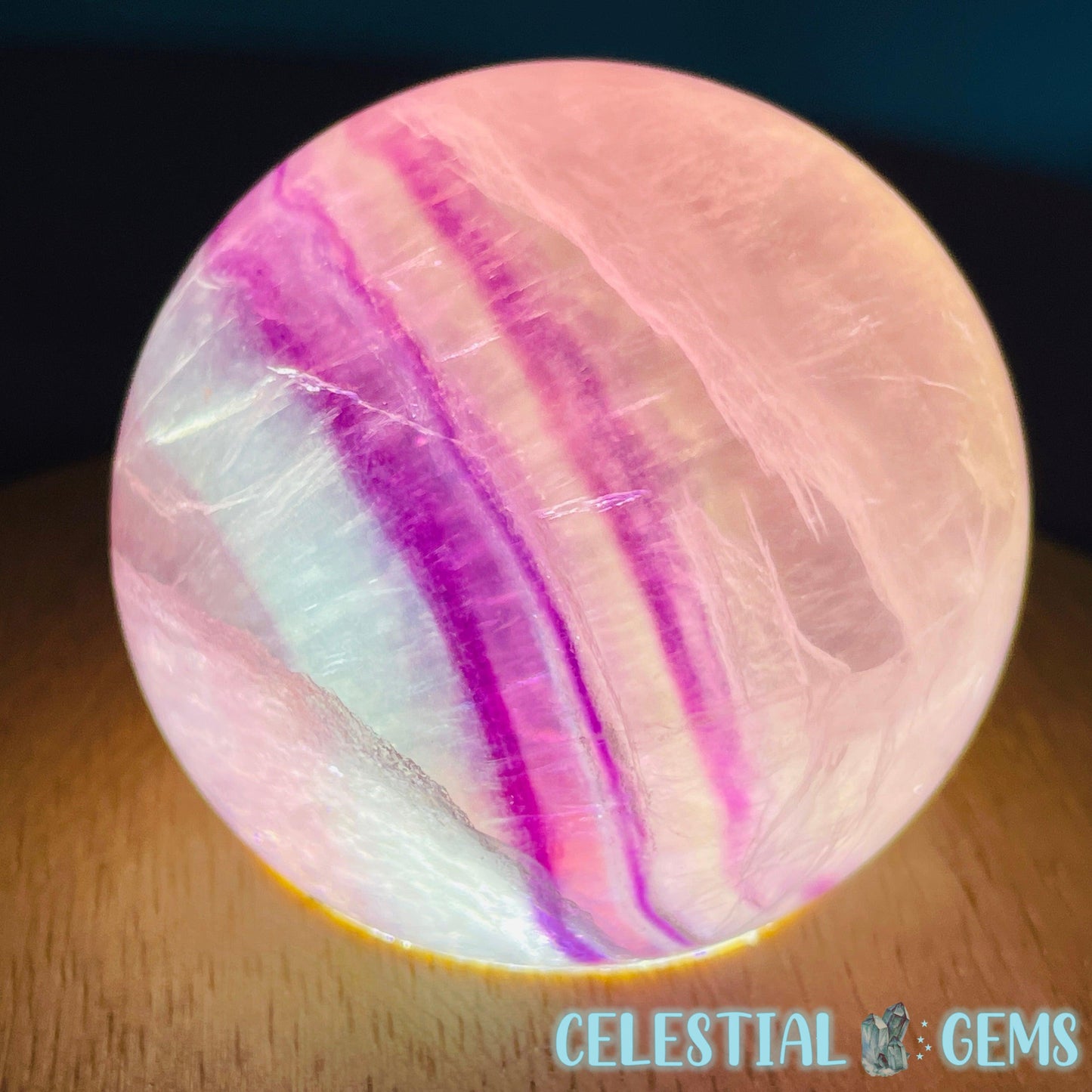 Candy Fluorite Medium Sphere