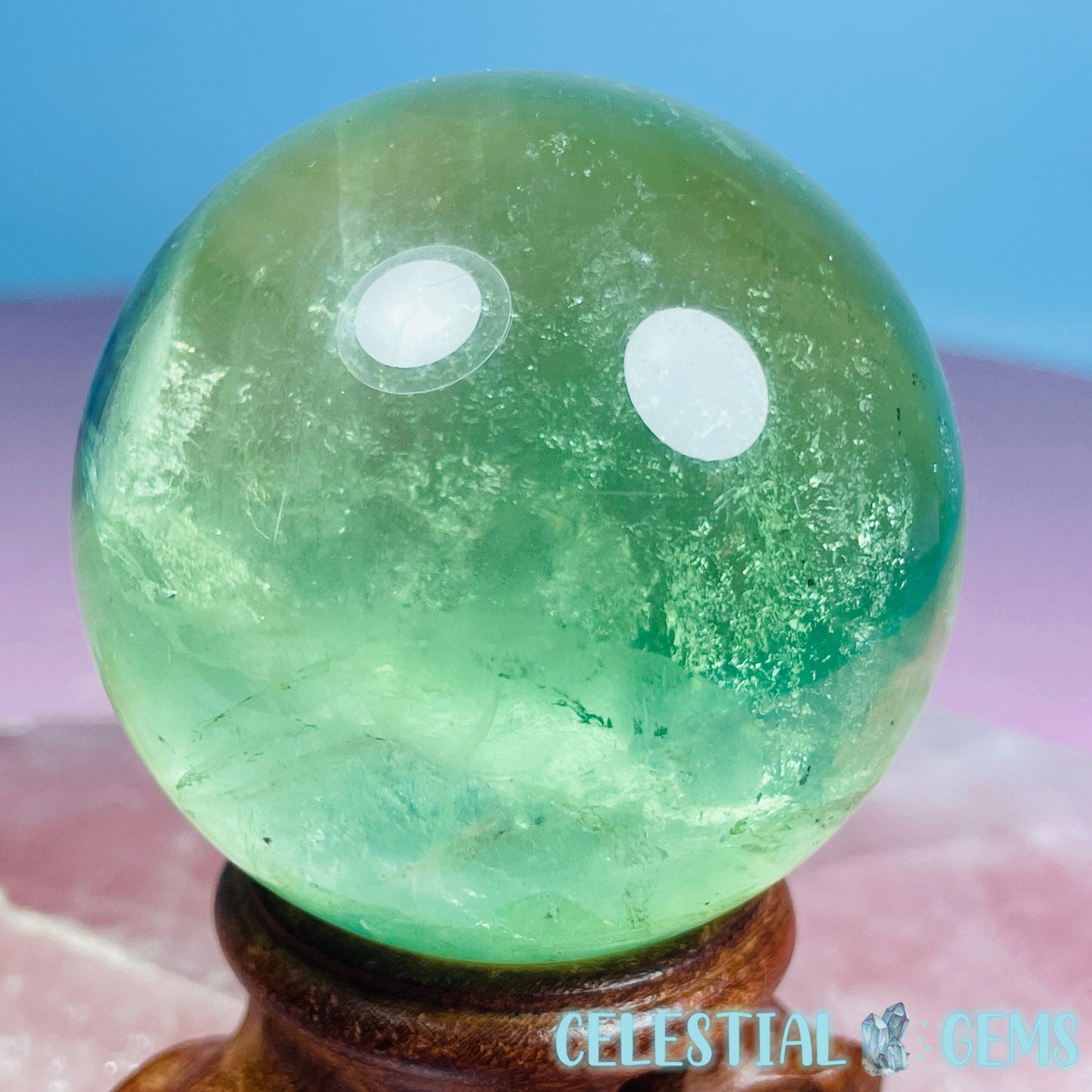 Green Fluorite Medium Sphere