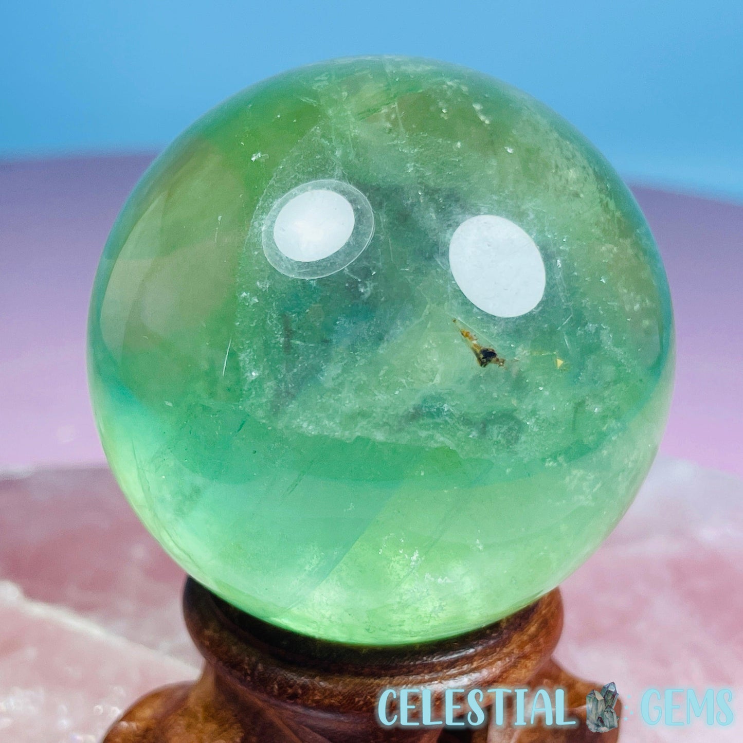 Green Fluorite Medium Sphere