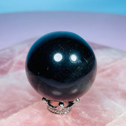 Silver Sheen Obsidian Small Sphere