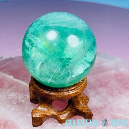 Green Fluorite Medium Sphere