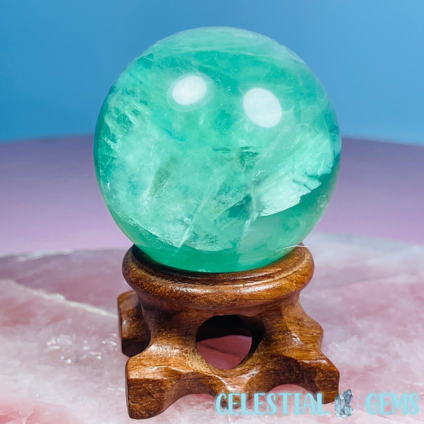 Green Fluorite Medium Sphere