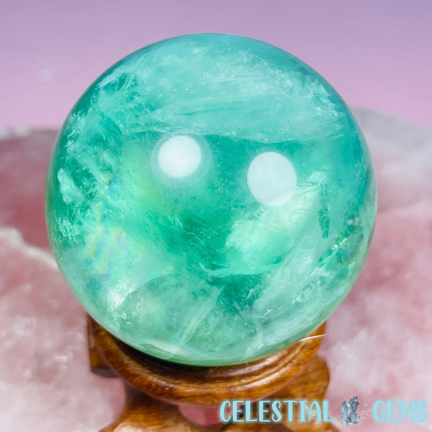 Green Fluorite Medium Sphere