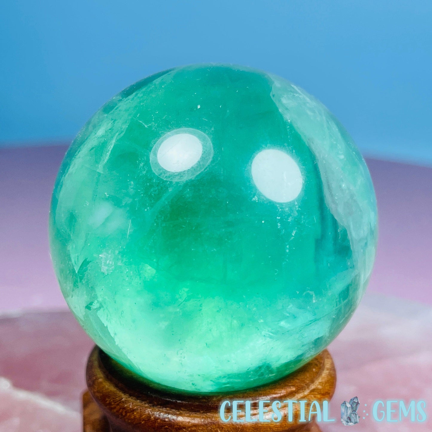 Green Fluorite Medium Sphere