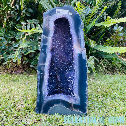 Amethyst + Agate Large Geode Cave (Video)